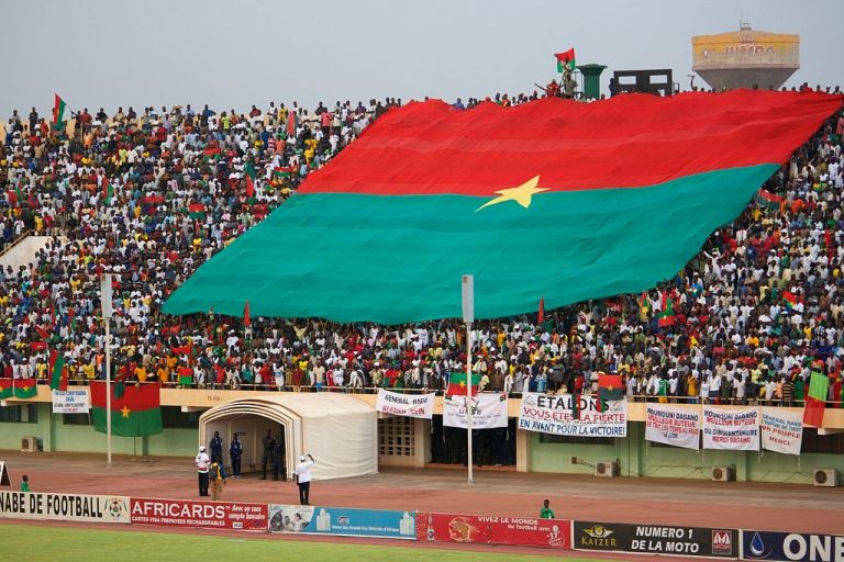 Burkina Faso stands flag