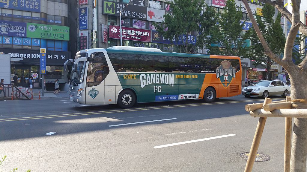 Gangwon FC bus