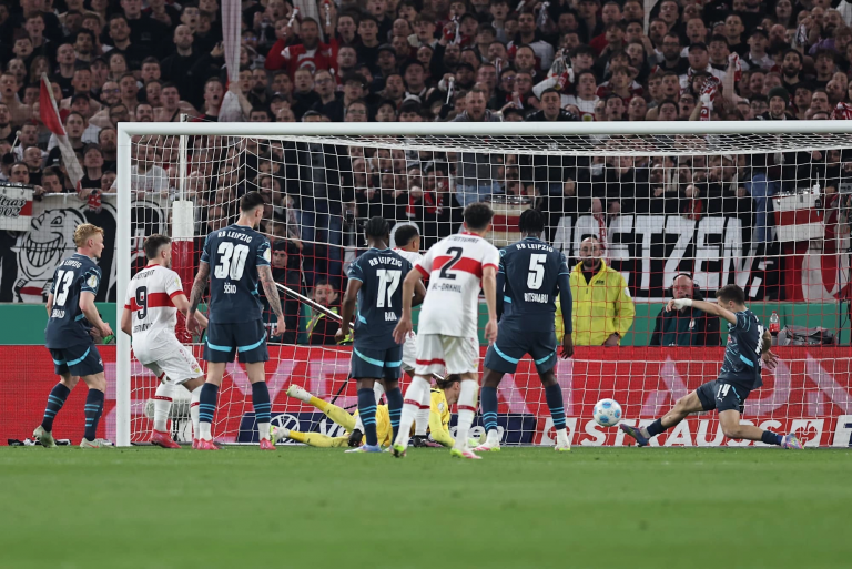 Leipzig vs Stuttgart Pokal